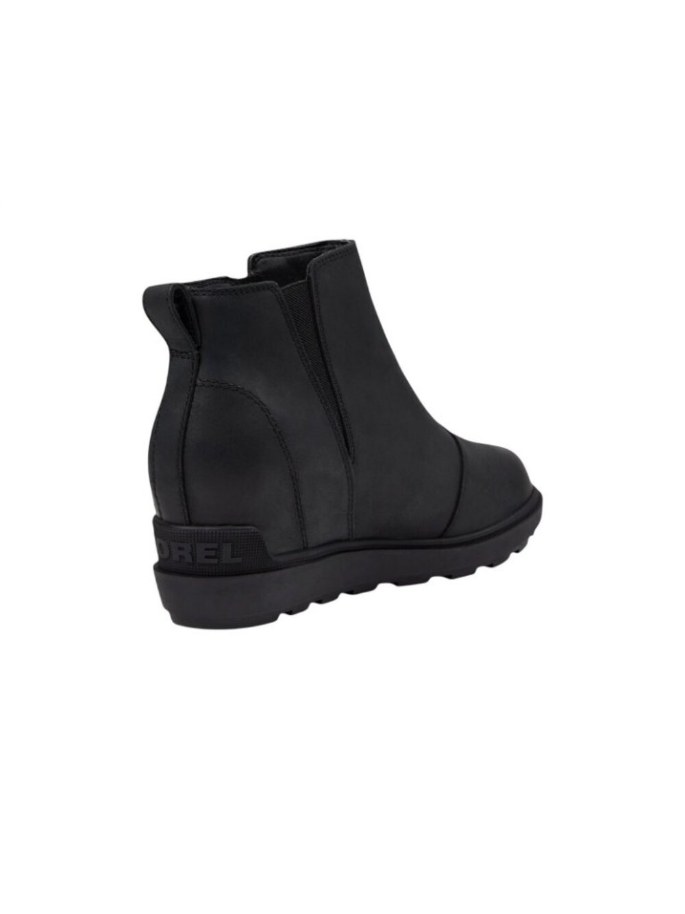 NWT Sorel Womens Evie II Zip Wedge Ankle Boot 2056371 Black / Black 8.5M - Picture 6 of 16